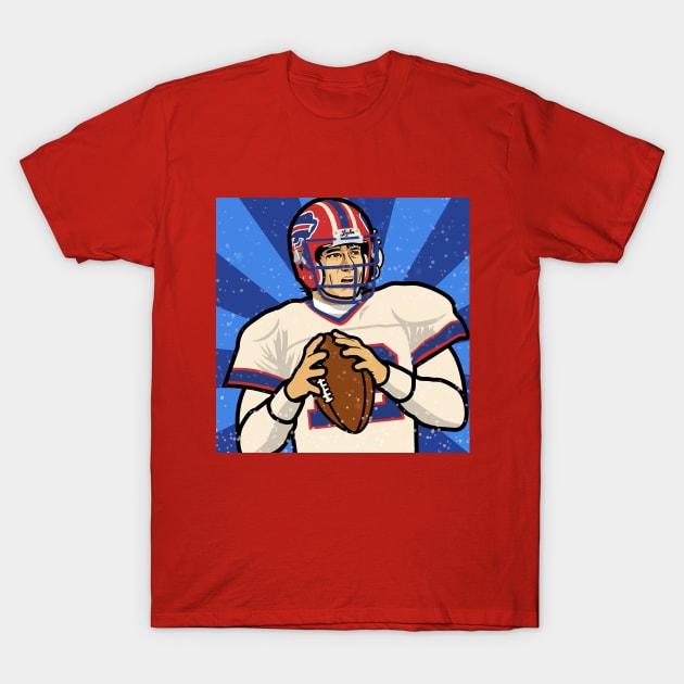 Jim Kelly Snow T-Shirt by Carl Cordes